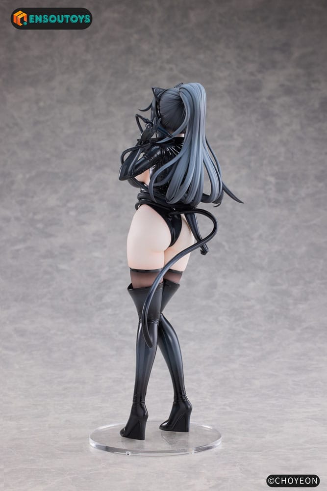 Original Character Statue 1/6 Cat Woman Happy-chan 27 cm Scalefiguren Yokina