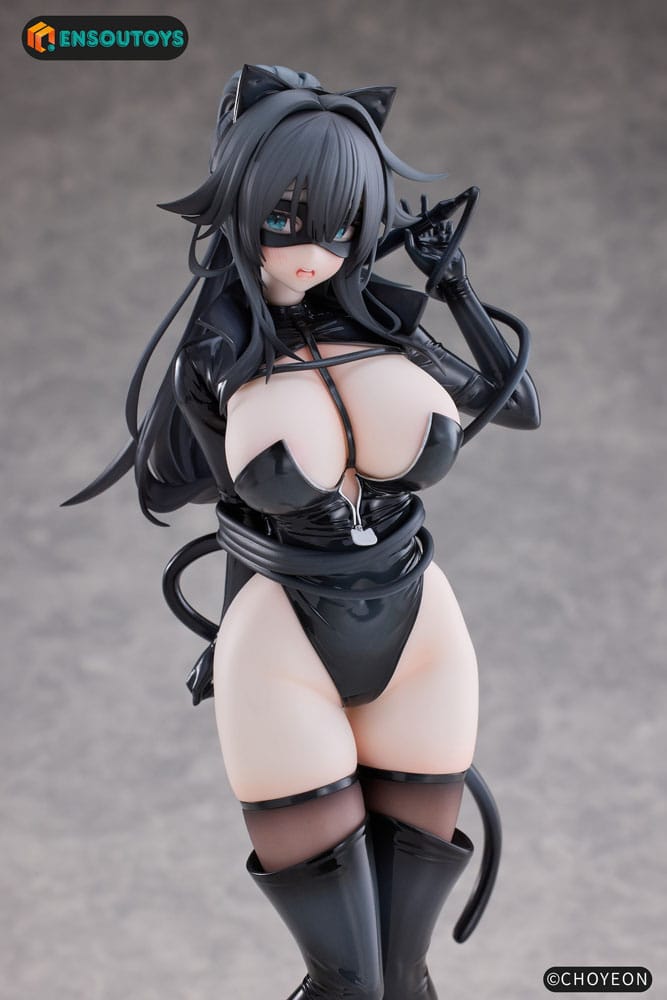 Original Character Statue 1/6 Cat Woman Happy-chan 27 cm Scalefiguren Yokina