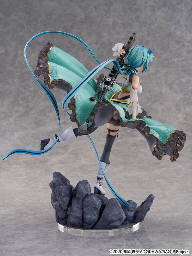 Sword Art Online SHIBUYA SCRAMBLE FIGURE PVC Statue 1/7 Sinon Crystal Dress Ver. 29 cm Scalefiguren Yokina
