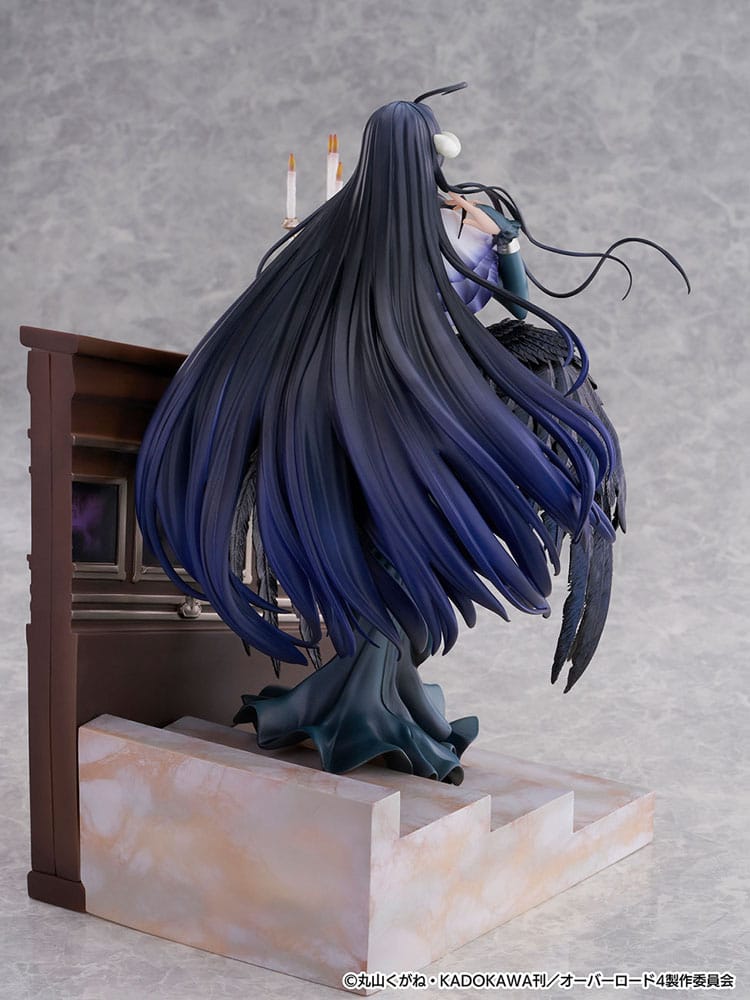 Overlord SHIBUYA SCRAMBLE FIGURE PVC Statue 1/7 Albedo Jet Black Dress Ver. 28 cm Scalefiguren Yokina