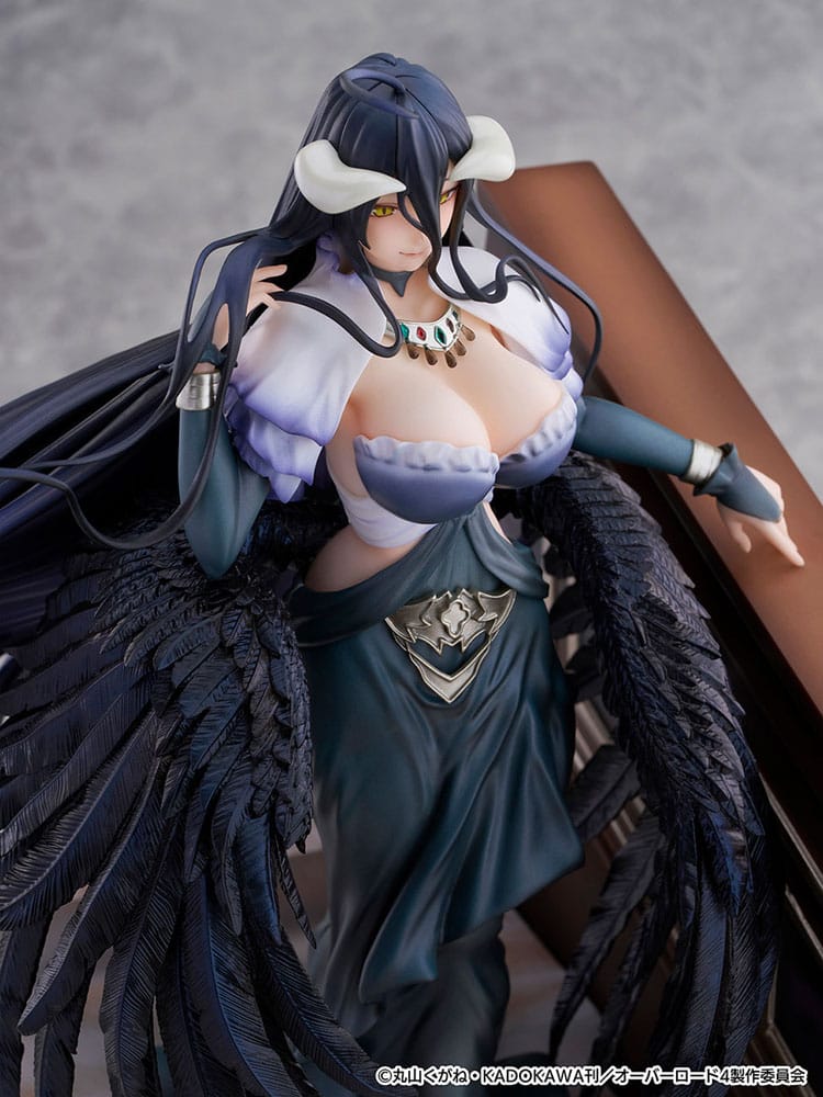 Overlord SHIBUYA SCRAMBLE FIGURE PVC Statue 1/7 Albedo Jet Black Dress Ver. 28 cm Scalefiguren Yokina