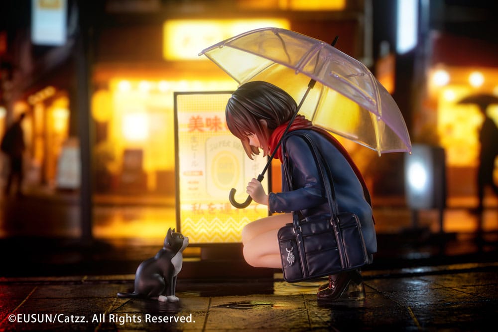 Original Character Statue 1/7 Rainy Day - Meeting Illustrated by Catzz 16 cm Scalefiguren Yokina