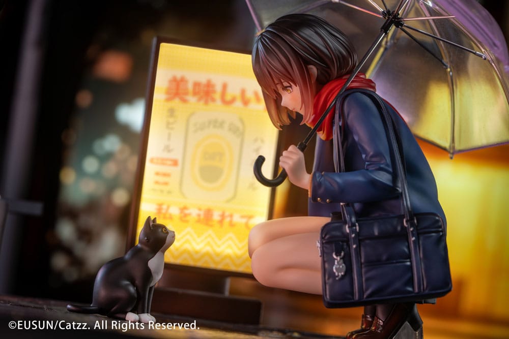 Original Character Statue 1/7 Rainy Day - Meeting Illustrated by Catzz 16 cm Scalefiguren Yokina