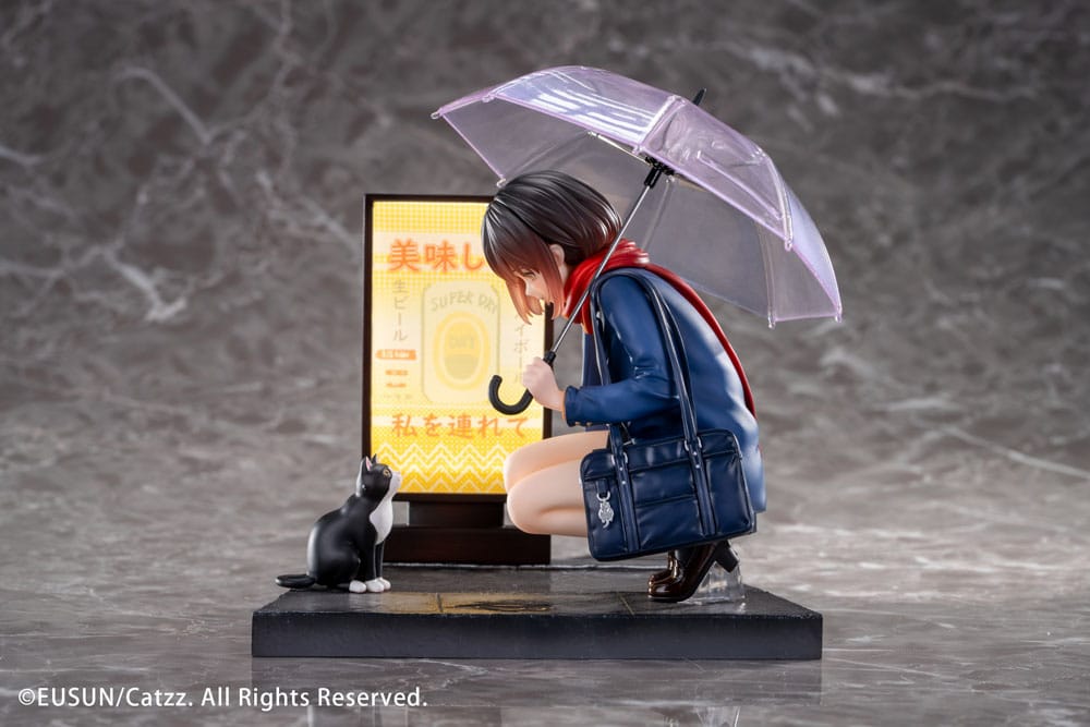 Original Character Statue 1/7 Rainy Day - Meeting Illustrated by Catzz 16 cm Scalefiguren Yokina