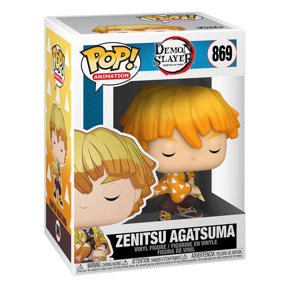 Demon Slayer POP! Animation Vinyl Figur Zenitsu Agatsuma 9 cm Funko POP! Yokina