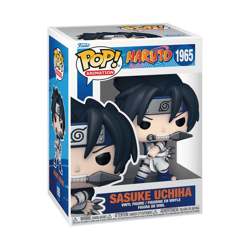 Naruto Classic Pop! Animation Vinyl Figur Sasuke 9 cm Funko POP! Yokina