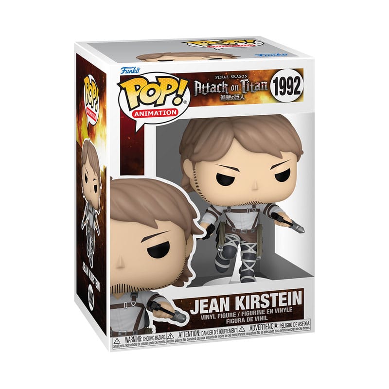 Attack on Titan POP! Animation Vinyl Figur Jean Kirstein 9 cm Funko POP! Yokina