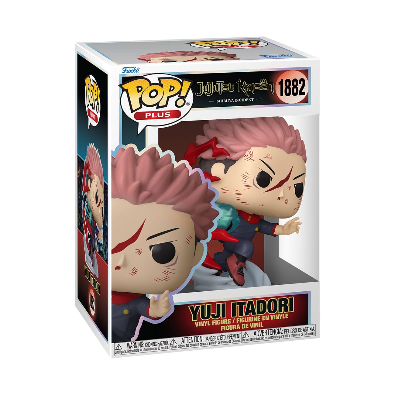 Jujutsu Kaisen POP! Plus Animation Vinyl Figuren Yuji Itadori 9 cm Funko POP! Yokina