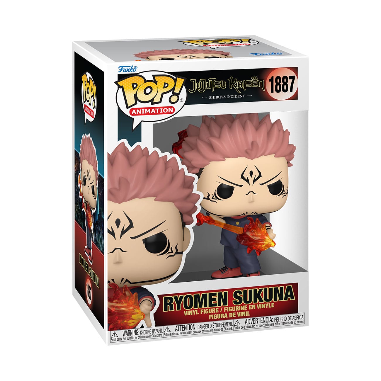 Jujutsu Kaisen POP! Animation Vinyl Figuren Sukuna (Fire Arrow) 9 cm Funko POP! Yokina