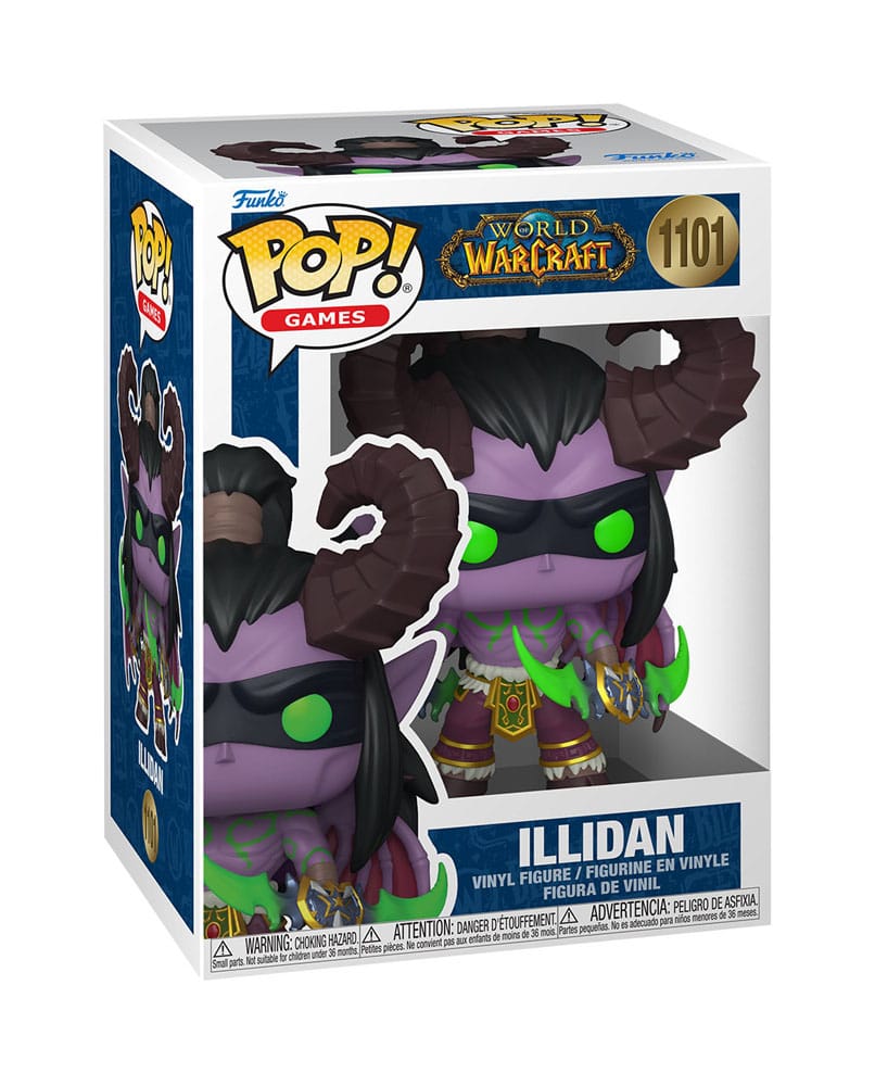 World of Warcraft POP! Games Vinyl Figur Illidan w/CH 9 cm Funko POP! Yokina
