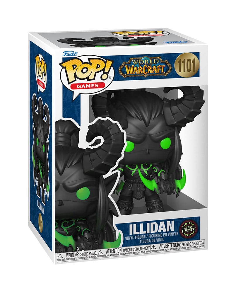 World of Warcraft POP! Games Vinyl Figur Illidan w/CH 9 cm Funko POP! Yokina
