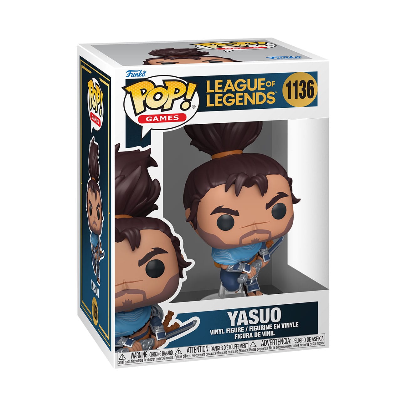 League of Legends POP!&Buddy Vinyl Figur Yasuo 9 cm Funko POP! Yokina