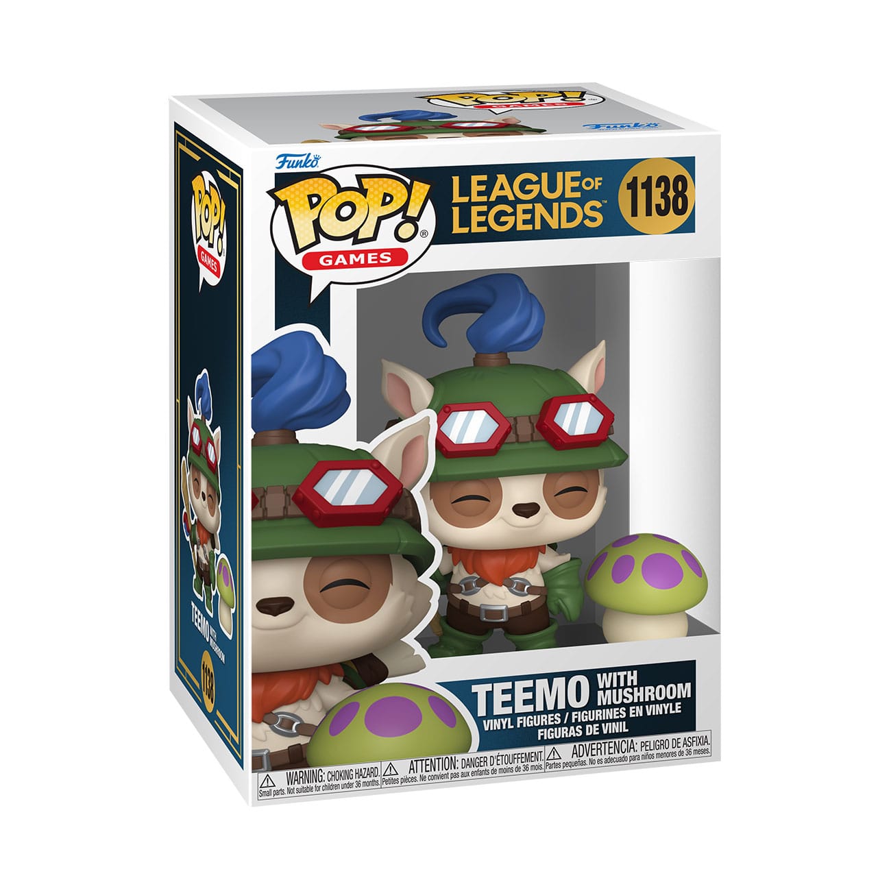 League of Legends POP!&Buddy Vinyl Figur Teemo w/Shroom 9 cm Funko POP! Yokina