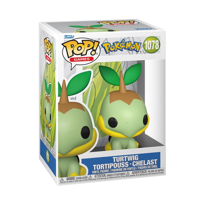 Pokemon POP! Games Vinyl Figur Turtwig 9 cm Funko POP! Yokina
