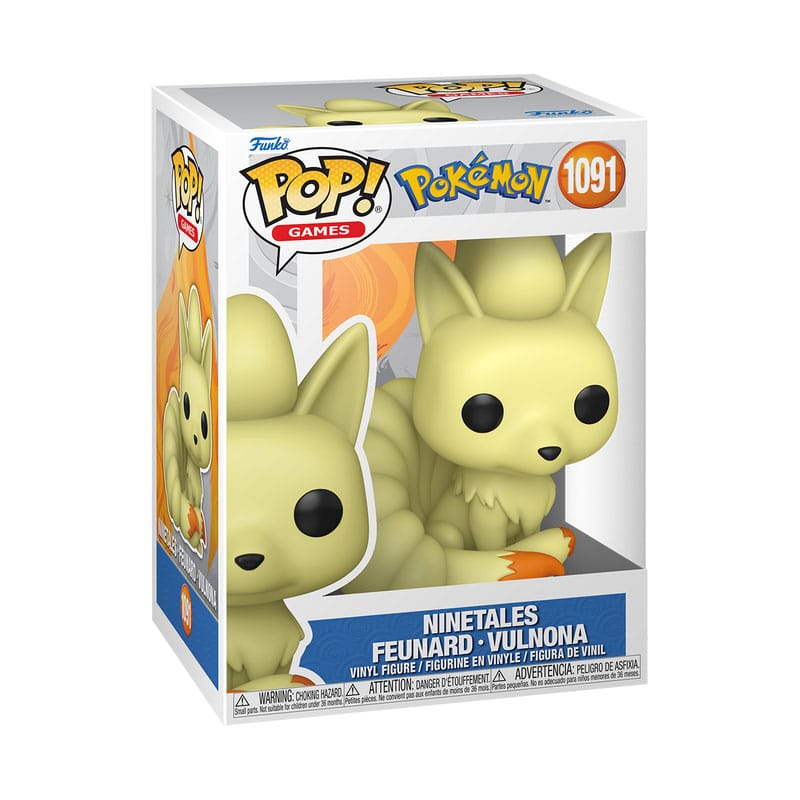 Pokemon POP! Games Vinyl Figur Ninetales 9 cm Funko POP! Yokina