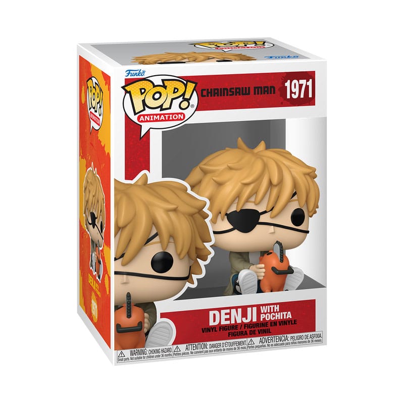 Chainsaw Man POP! Games Vinyl Figur Denji & Pochita 9 cm Funko POP! Yokina