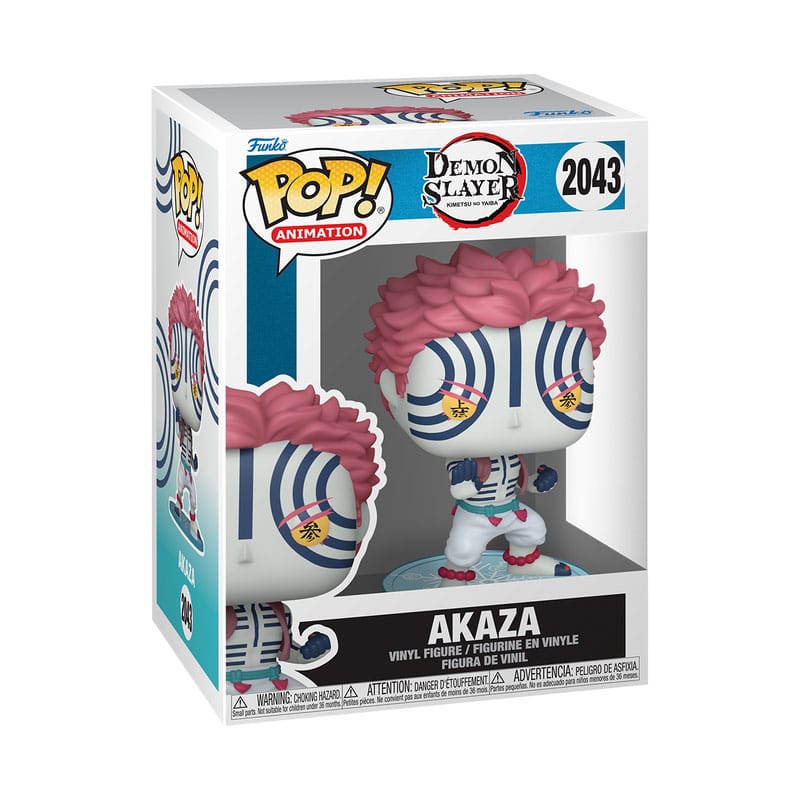 Demon Slayer: Kimetsu no Yaiba POP! Animation Vinyl Figur Akaza 9 cm Funko POP! Yokina