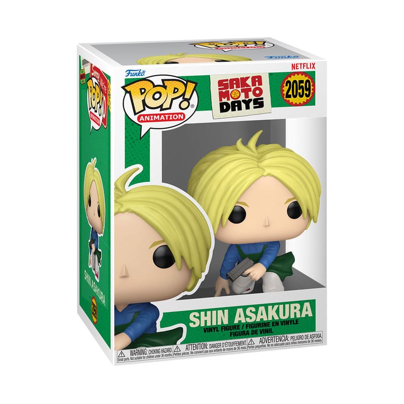 Sakamoto Days POP! Animation Vinyl Figuren Shin 9 cm Funko POP! Yokina