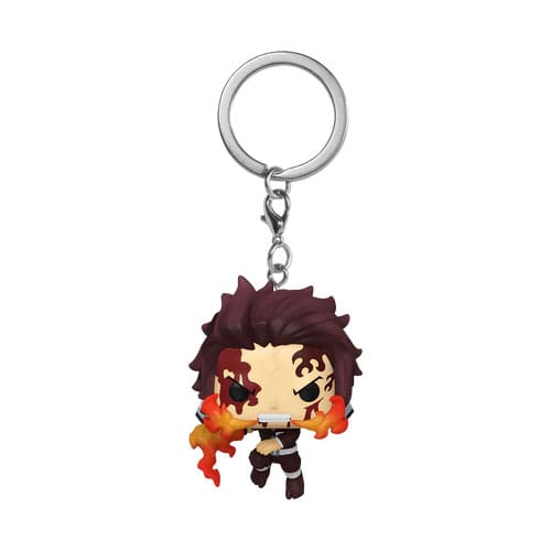 Demon Slayer: Kimetsu no Yaiba POP! Vinyl Schlüsselanhänger Tanjiro (Dancing Flash) 4 cm Schlüsselanhänger Yokina
