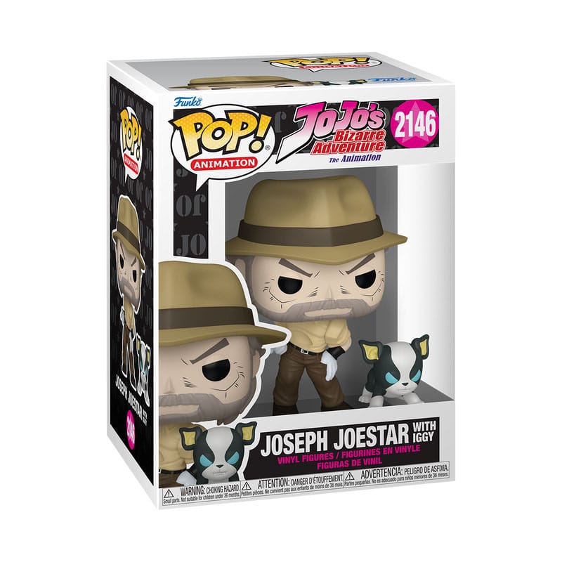 JoJo's Bizarre Adventure POP!&Buddy Animation Vinyl Figuren Joseph & Iggy 9 cm Funko POP! Yokina