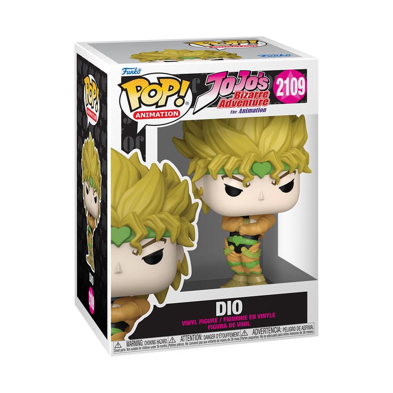 JoJo's Bizarre Adventure POP! Animation Vinyl Figuren DIO 9 cm Funko POP! Yokina
