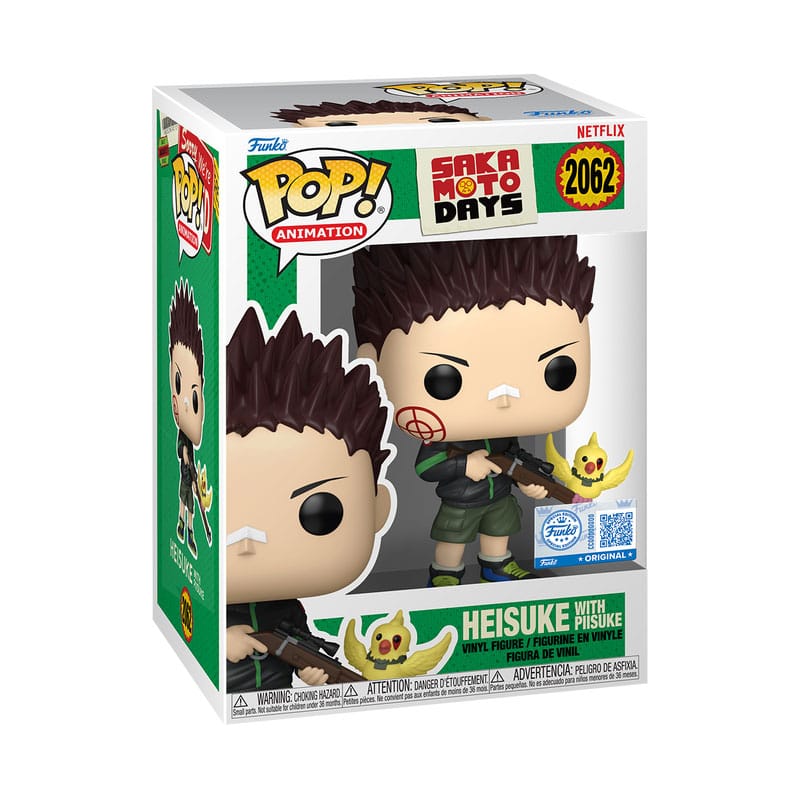 Sakamoto Days POP! Animation Vinyl Figur Heisuke & Piisuke Exclusive Edition 9 cm Funko POP! Yokina