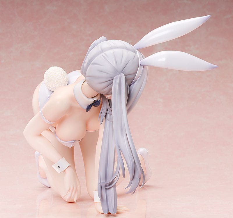 Date A Live: Date A Bullet Statue 1/4 White Queen Bare Leg Bunny Ver. 20 cm Scalefiguren Yokina