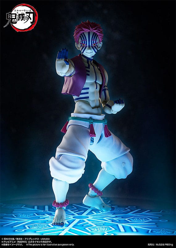 Demon Slayer: Kimetsu no Yaiba Figma Actionfigur Akaza 15 cm Figmas Yokina