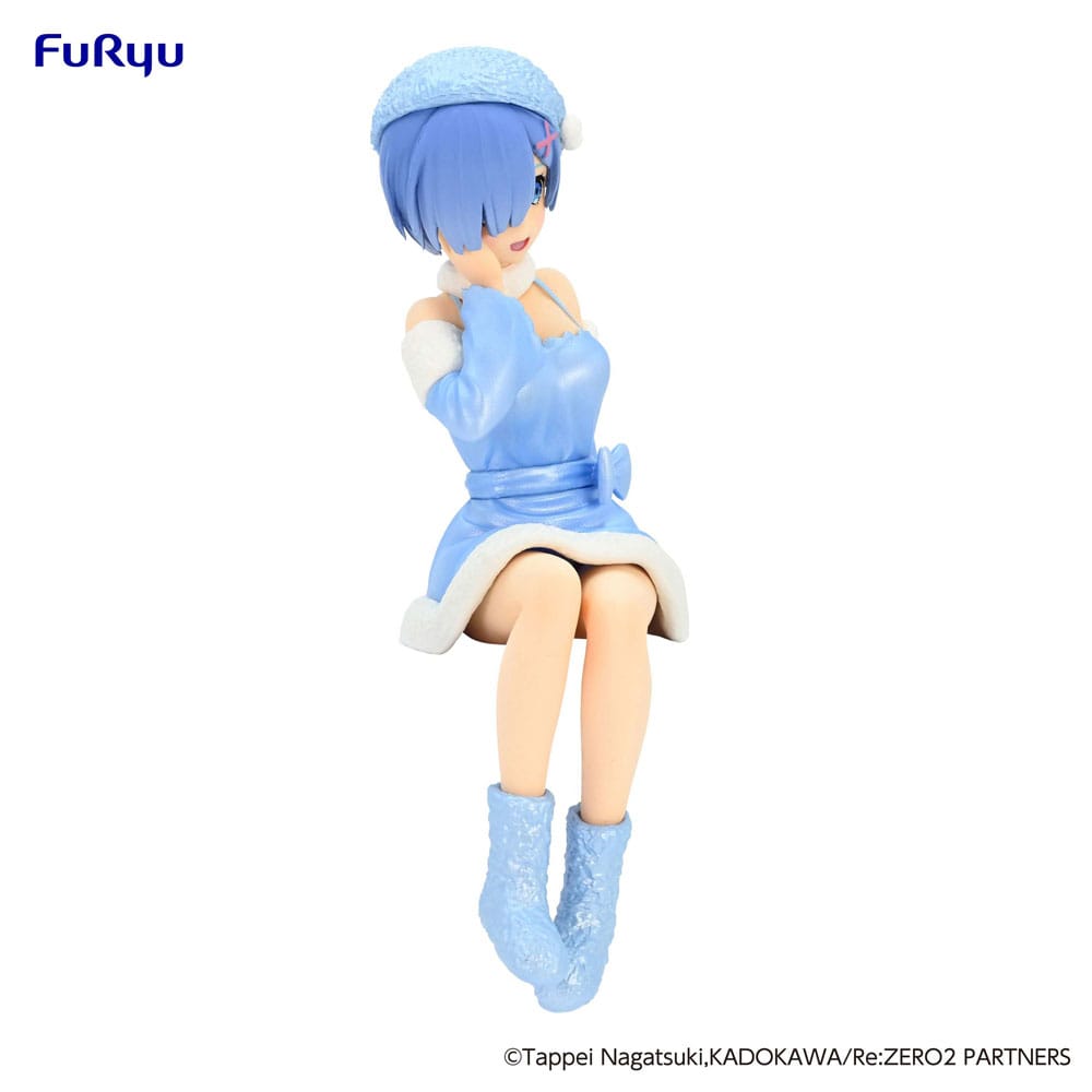 Re:Zero Starting Life in Another World Noodle Stopper PVC Statue Rem Snow Princess Pearl Color Ver. 14 cm Prizefiguren Yokina
