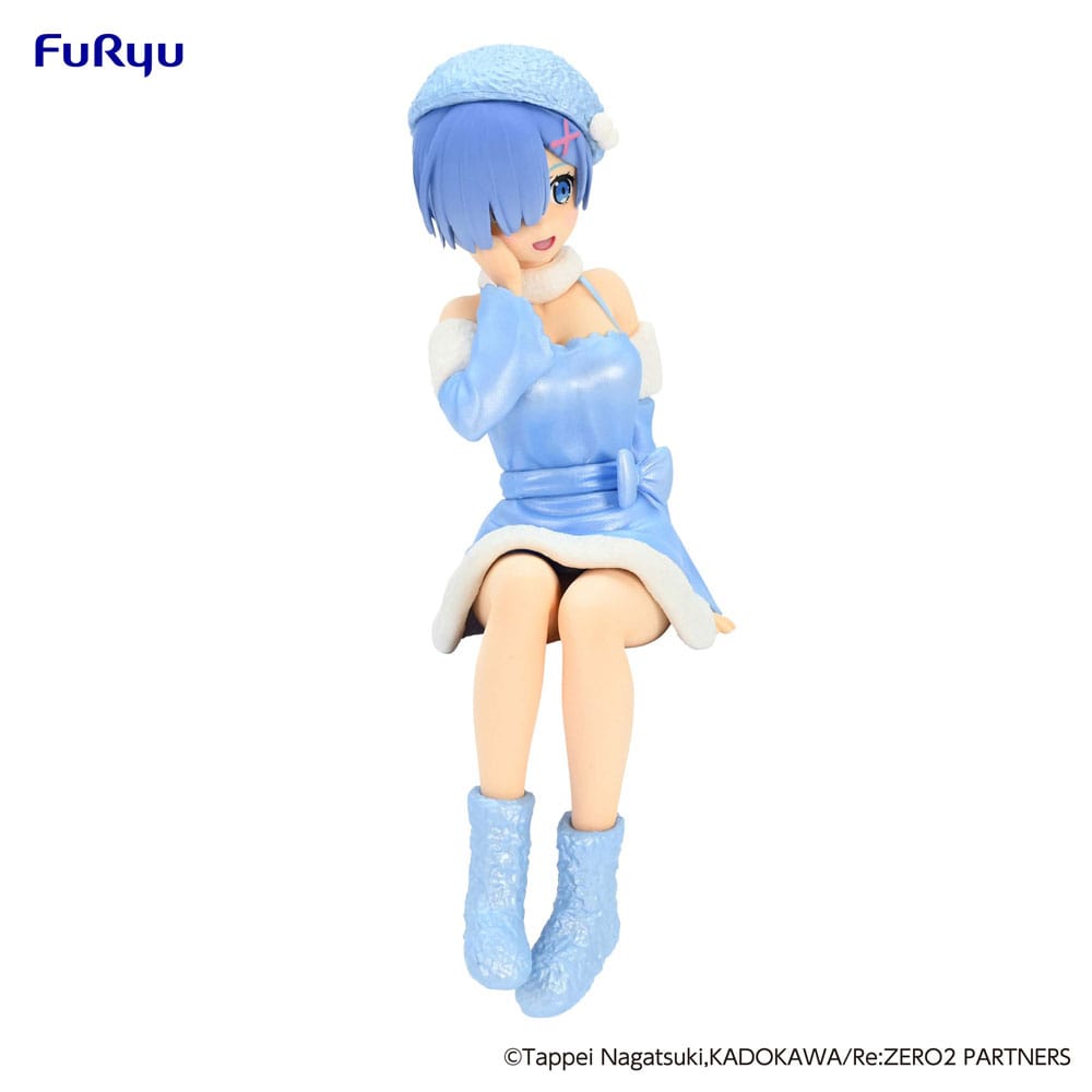 Re:Zero Starting Life in Another World Noodle Stopper PVC Statue Rem Snow Princess Pearl Color Ver. 14 cm Prizefiguren Yokina