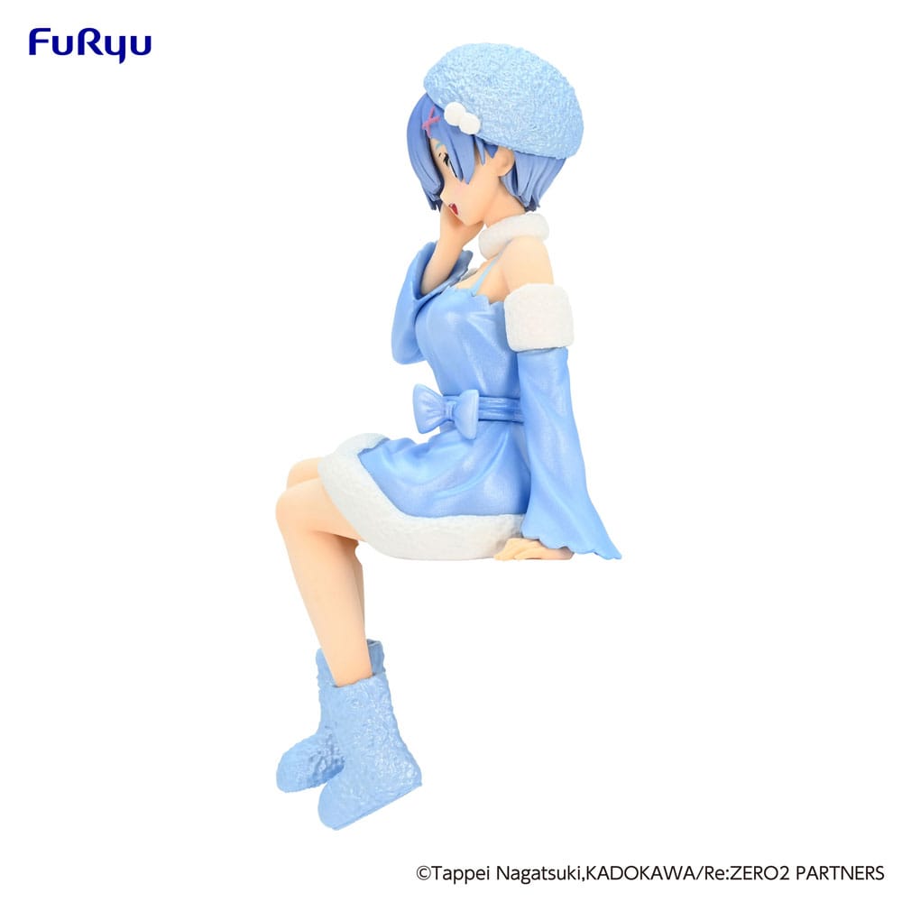 Re:Zero Starting Life in Another World Noodle Stopper PVC Statue Rem Snow Princess Pearl Color Ver. 14 cm Prizefiguren Yokina