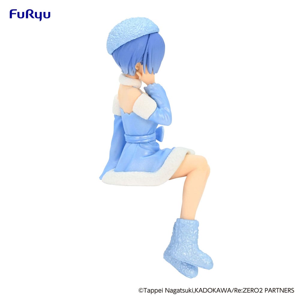 Re:Zero Starting Life in Another World Noodle Stopper PVC Statue Rem Snow Princess Pearl Color Ver. 14 cm Prizefiguren Yokina