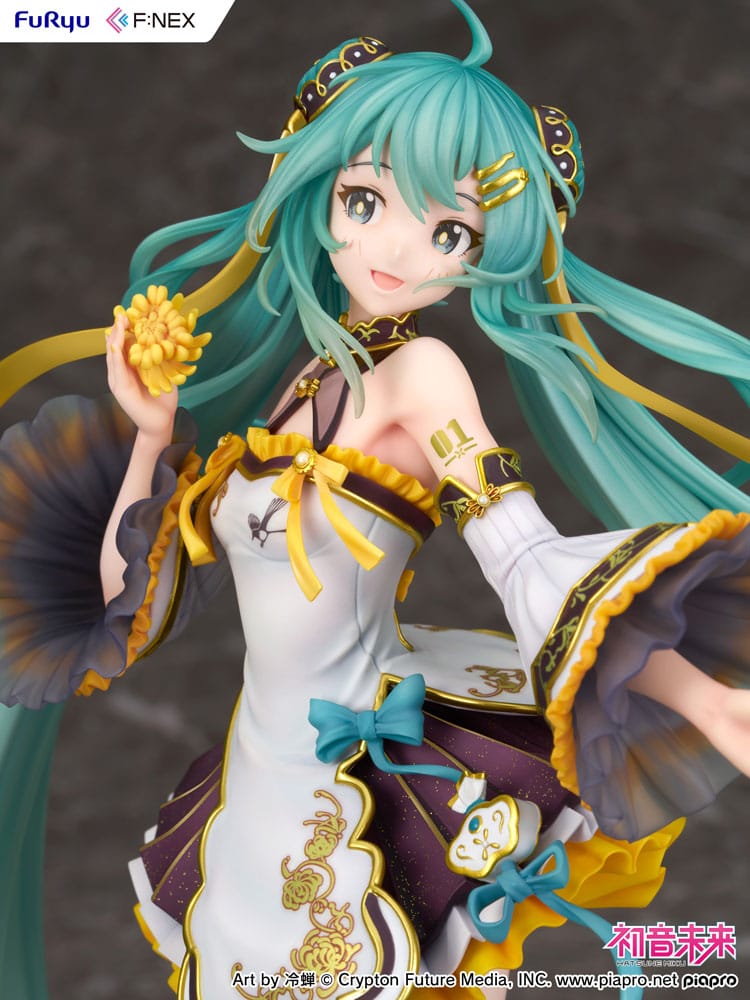Hatsune Miku F:NEX PVC Statue 1/7 Hatsune Miku Mid-Autumn Festival Ver. 27 cm Scalefiguren Yokina