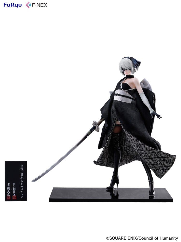 Nier: Automata Ver1.1a F:Nex PVC Statue 1/4 2B Japanese Doll 43 cm Scalefiguren Yokina