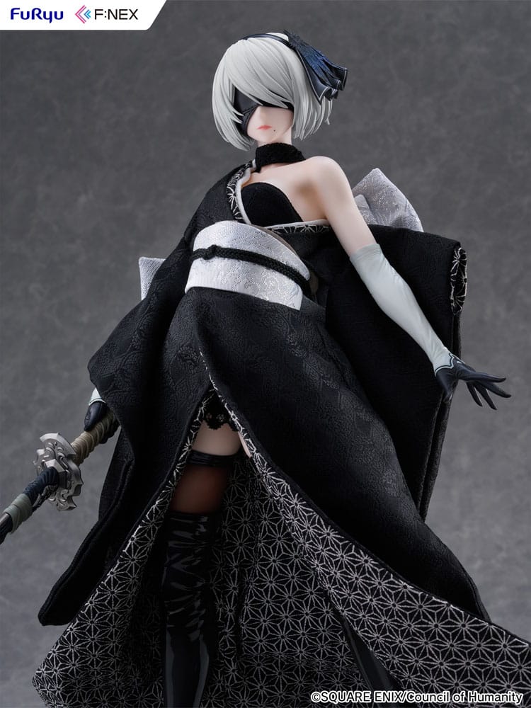Nier: Automata Ver1.1a F:Nex PVC Statue 1/4 2B Japanese Doll 43 cm Scalefiguren Yokina