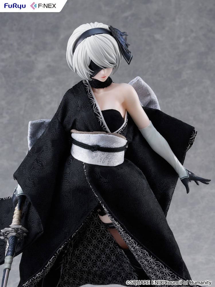 Nier: Automata Ver1.1a F:Nex PVC Statue 1/4 2B Japanese Doll 43 cm Scalefiguren Yokina