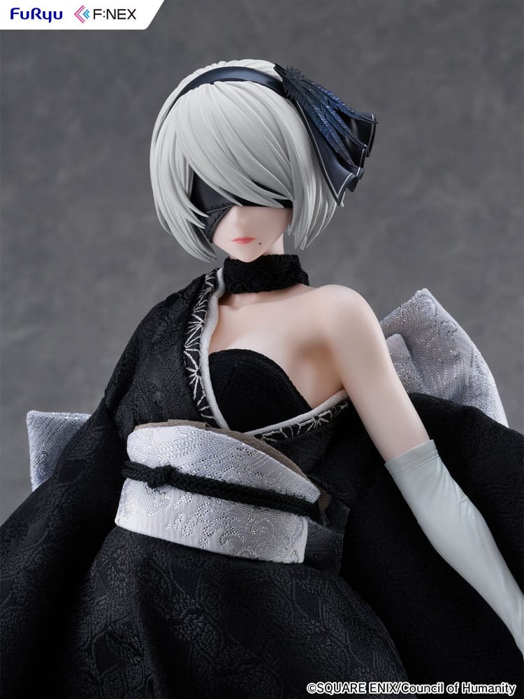 Nier: Automata Ver1.1a F:Nex PVC Statue 1/4 2B Japanese Doll 43 cm Scalefiguren Yokina
