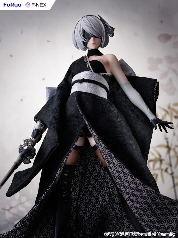 Nier: Automata Ver1.1a F:Nex PVC Statue 1/4 2B Japanese Doll 43 cm Scalefiguren Yokina