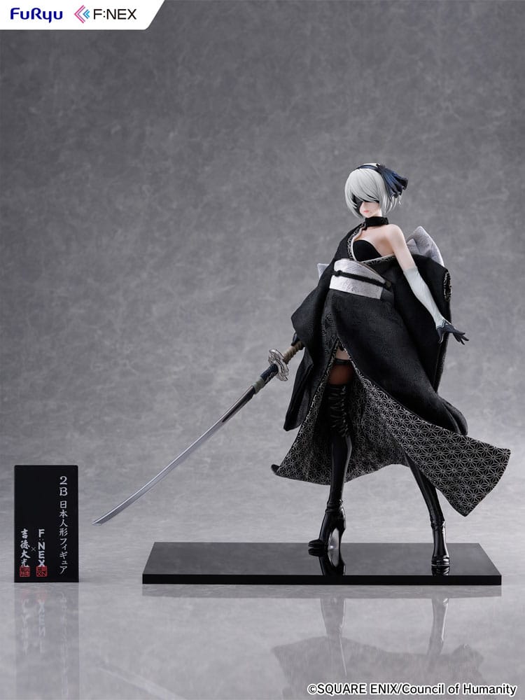 Nier: Automata Ver1.1a F:Nex PVC Statue 1/4 2B Japanese Doll 43 cm Scalefiguren Yokina