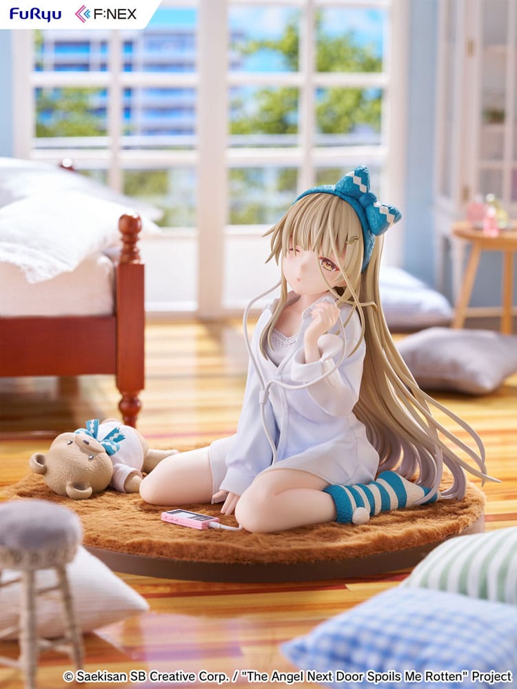 The Angel Next Door Spoils Me Rotten F:Nex PVC Statue 1/7 Mahiru Shiina Relax Ver. 14 cm Scalefiguren Yokina