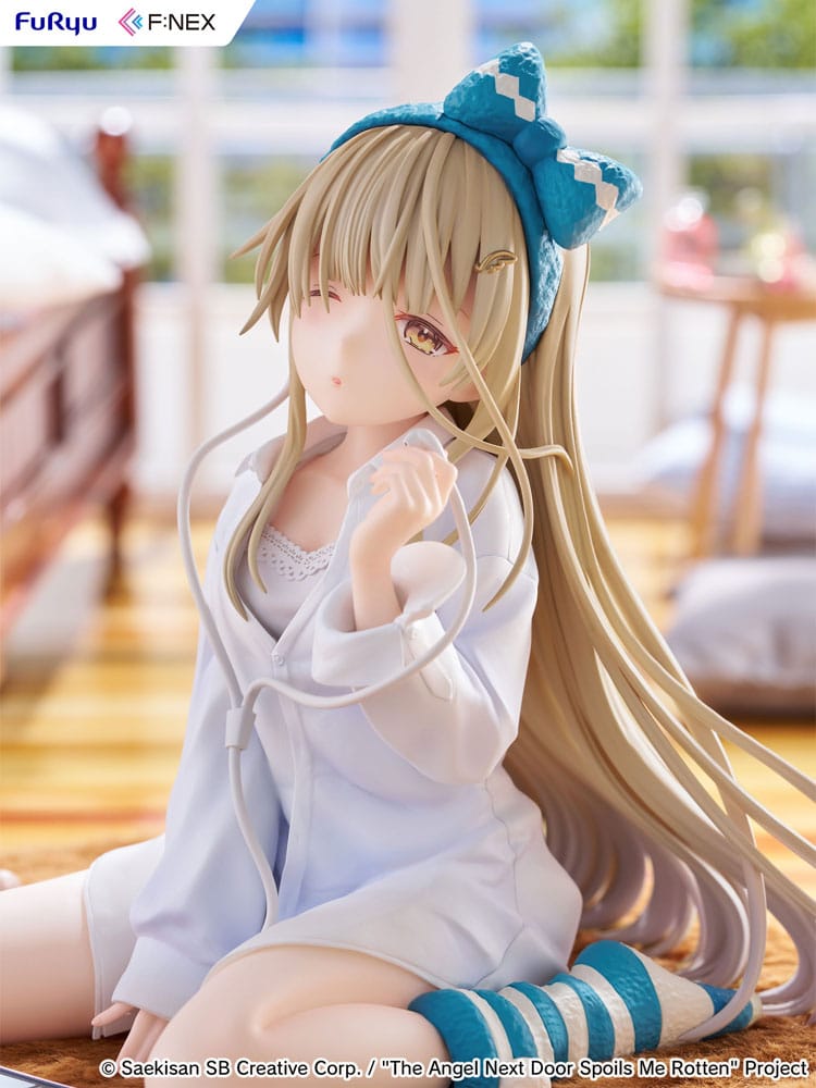 The Angel Next Door Spoils Me Rotten F:Nex PVC Statue 1/7 Mahiru Shiina Relax Ver. 14 cm Scalefiguren Yokina