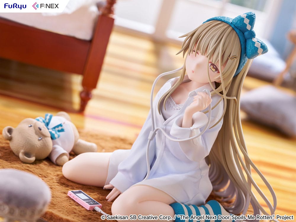 The Angel Next Door Spoils Me Rotten F:Nex PVC Statue 1/7 Mahiru Shiina Relax Ver. 14 cm Scalefiguren Yokina