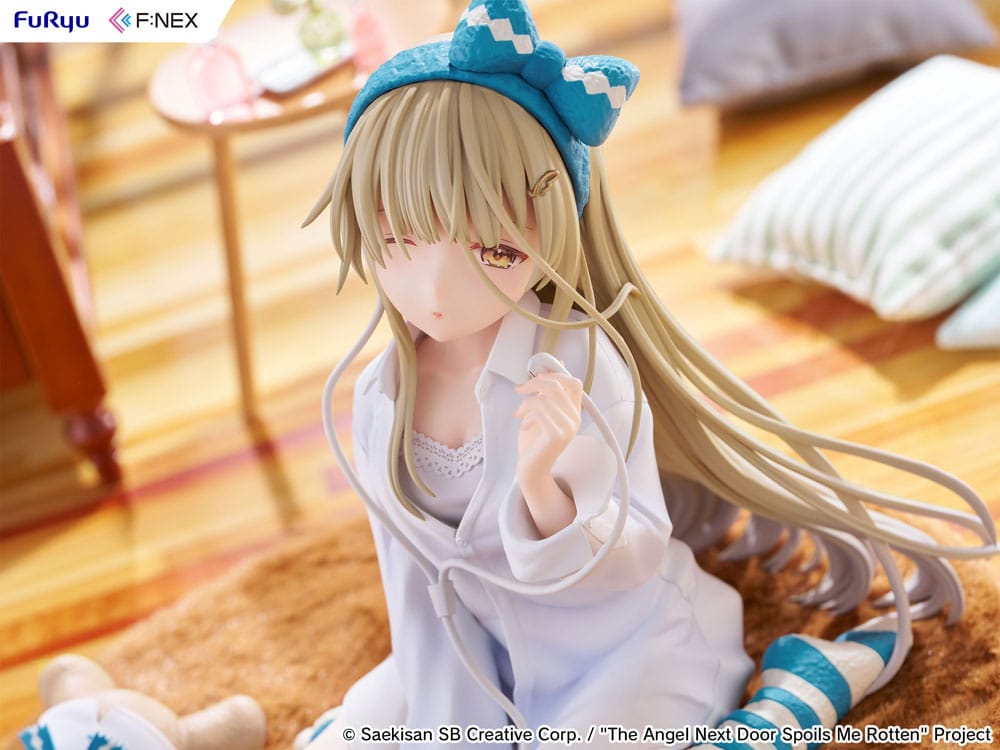The Angel Next Door Spoils Me Rotten F:Nex PVC Statue 1/7 Mahiru Shiina Relax Ver. 14 cm Scalefiguren Yokina