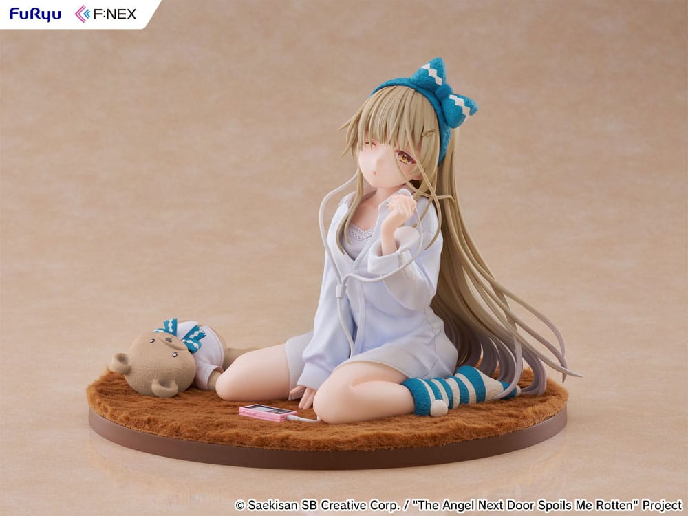 The Angel Next Door Spoils Me Rotten F:Nex PVC Statue 1/7 Mahiru Shiina Relax Ver. 14 cm Scalefiguren Yokina