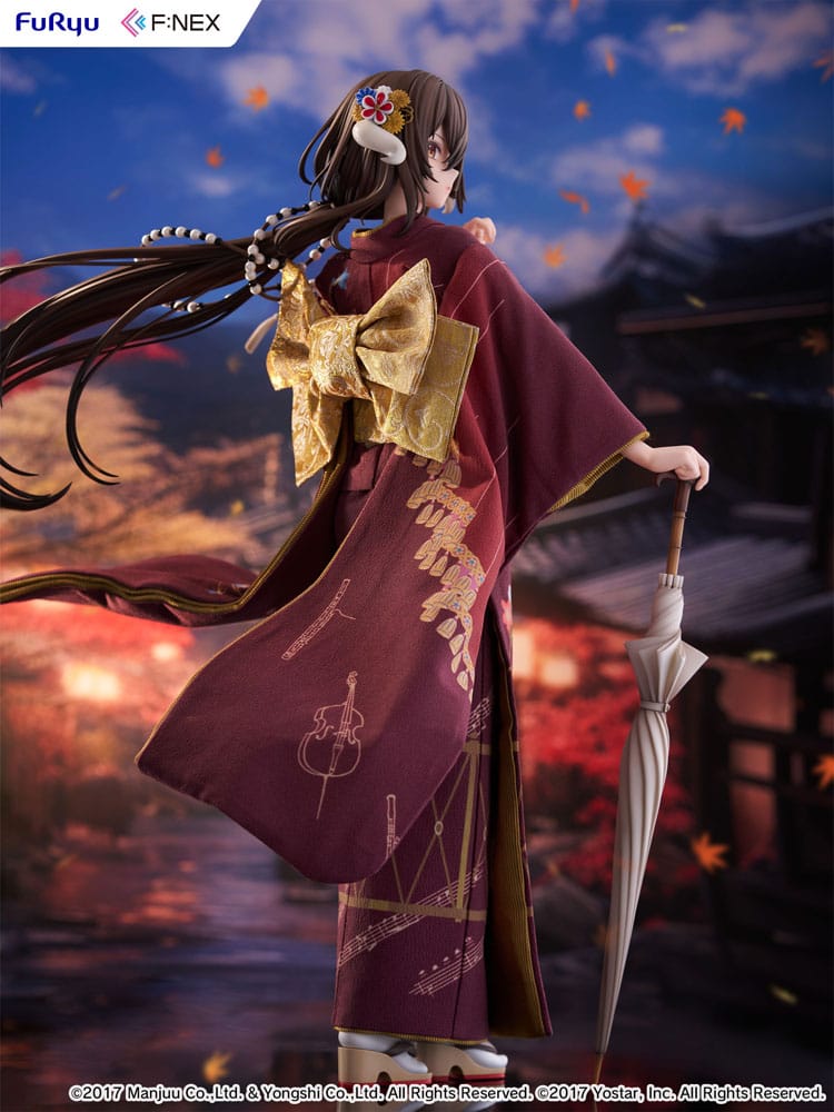 Azur Lane F:Nex PVC Statue 1/4 Mikasa blue flower komachi Ver. Japanese Doll 43 cm Scalefiguren Yokina