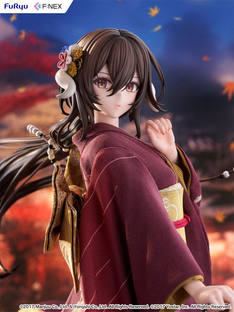 Azur Lane F:Nex PVC Statue 1/4 Mikasa blue flower komachi Ver. Japanese Doll 43 cm Scalefiguren Yokina