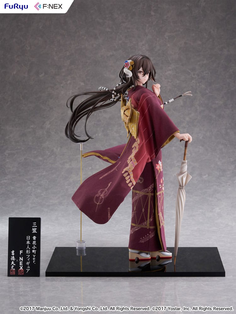 Azur Lane F:Nex PVC Statue 1/4 Mikasa blue flower komachi Ver. Japanese Doll 43 cm Scalefiguren Yokina