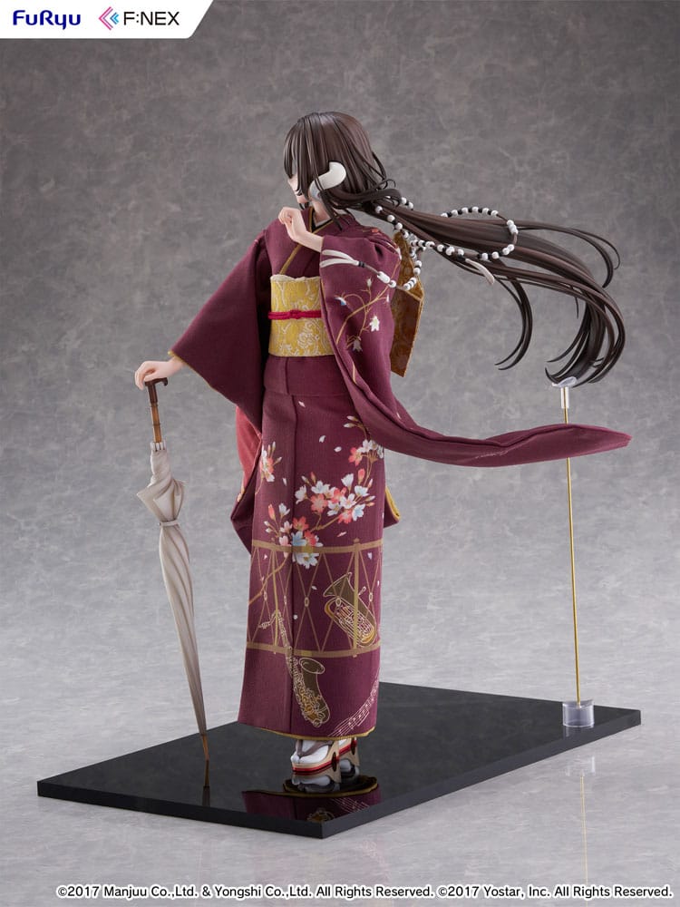 Azur Lane F:Nex PVC Statue 1/4 Mikasa blue flower komachi Ver. Japanese Doll 43 cm Scalefiguren Yokina