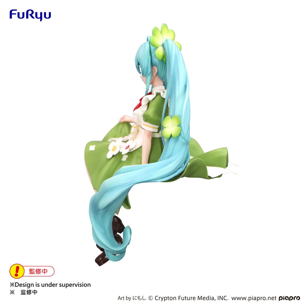 Hatsune Miku Noodle Stopper PVC Statue Flower Fairy Clover 15 cm Prizefiguren Yokina