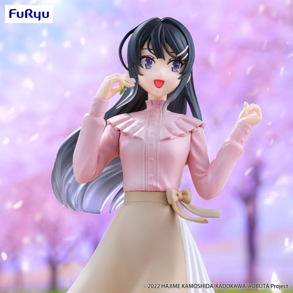 Rascal Does Not Dream of Bunny Girl Senpai Trio-Try-iT PVC Statue Mai Sakurajima Spring Outfit Ver. 21 cm Prizefiguren Yokina